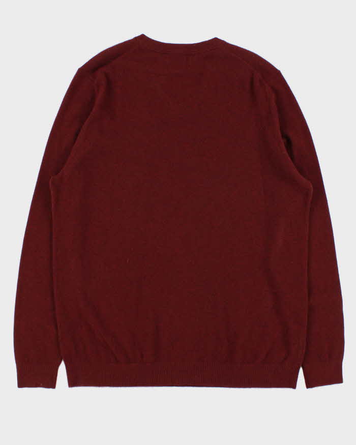 Lands' End Cashmere V-Neck Knit Jumper - XL