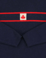 Vintage 1980s Norvyk Canada Wool Crewneck Ski Knit Jumper - S