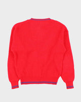 Vintage 1990s Gant The Rugger V-Neck Knit Jumper - M