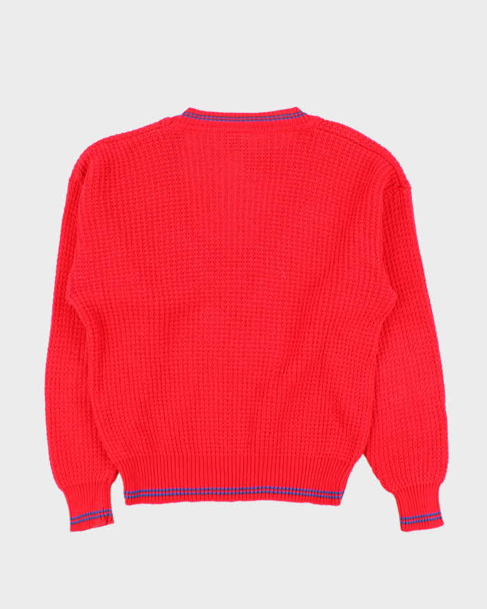 Vintage 1990s Gant The Rugger V-Neck Knit Jumper - M