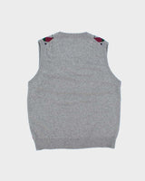 Vintage Snow Lotus Cashmere Tank Knit - L