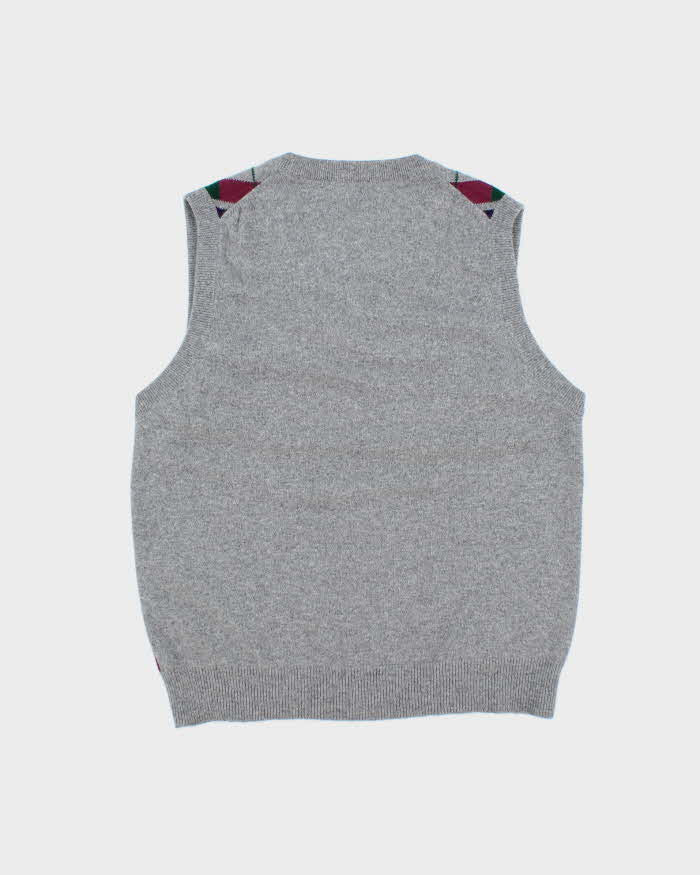 Vintage Snow Lotus Cashmere Tank Knit - L