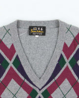 Vintage Snow Lotus Cashmere Tank Knit - L