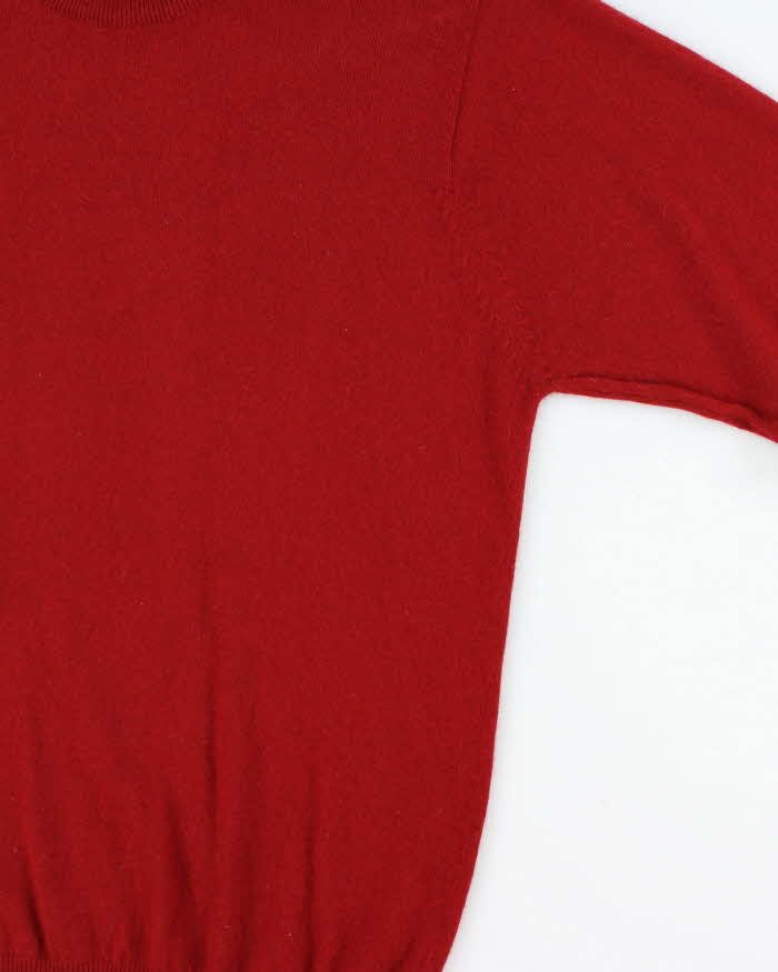 Vintage Snow Grassland Cashmere Jumper - L