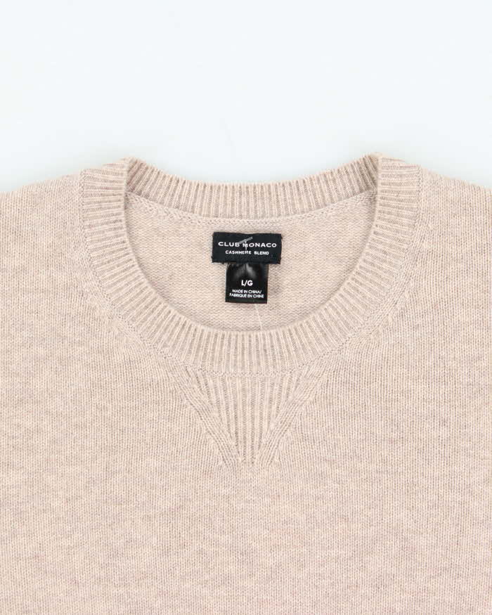 Vintage Club Monaco Cashmere & Wool Jumper - L