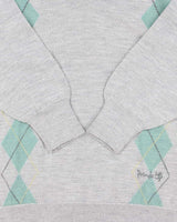 Vintage Pringle V-neck Wool Jumper - L