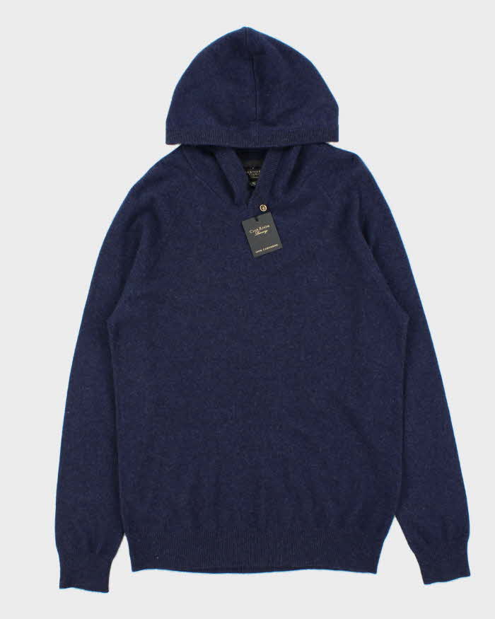 Deadstock Club Room Cashmere Hooded Jumper - M