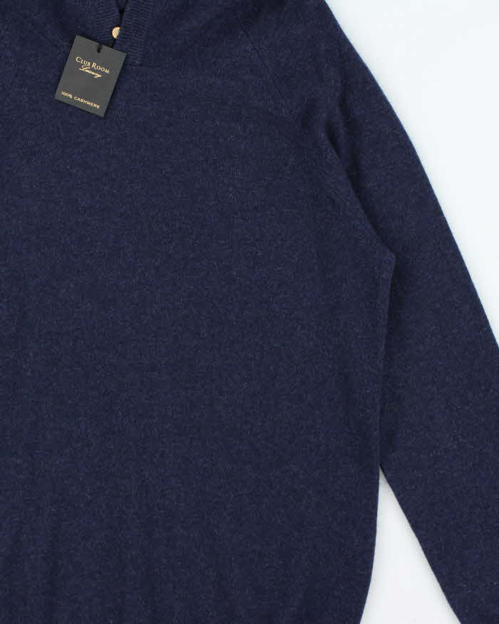 Deadstock Club Room Cashmere Hooded Jumper - M