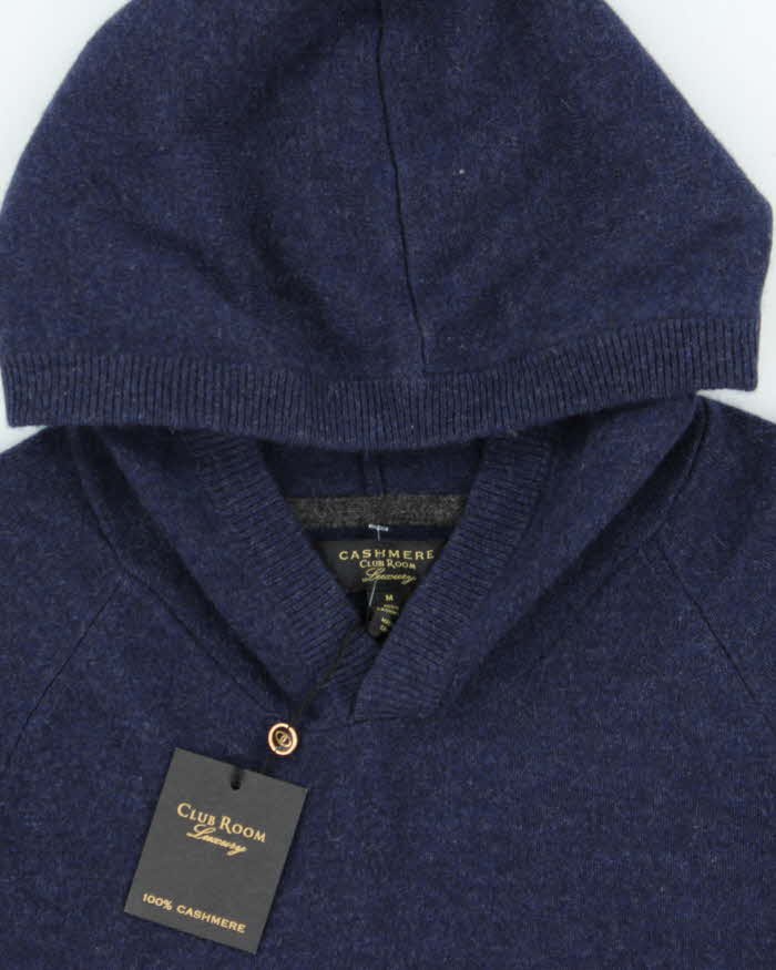 Deadstock Club Room Cashmere Hooded Jumper - M