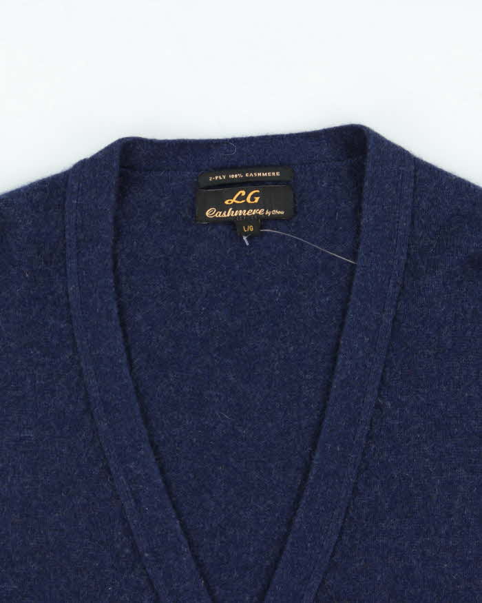 Vintage Chow Cashmere Cardigan - L