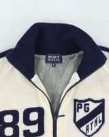 Vintage Y2K 00s Pearly Gates Japan Cashmere Wool Blend Knit Track Top - M
