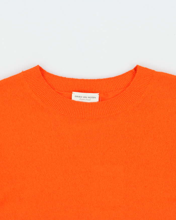 Vintage 00s Dries Van Noten Fitted Lightweight Crewneck Knit Jumper - XS