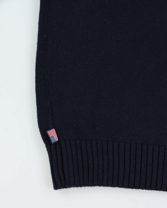 Polo Ralph Lauren Made In USA Classic Flag Crewneck Knit Jumper - L