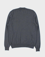 Vintage 00s Black Brown 1826 Speckled Cashmere Crewneck Knit Jumper - L
