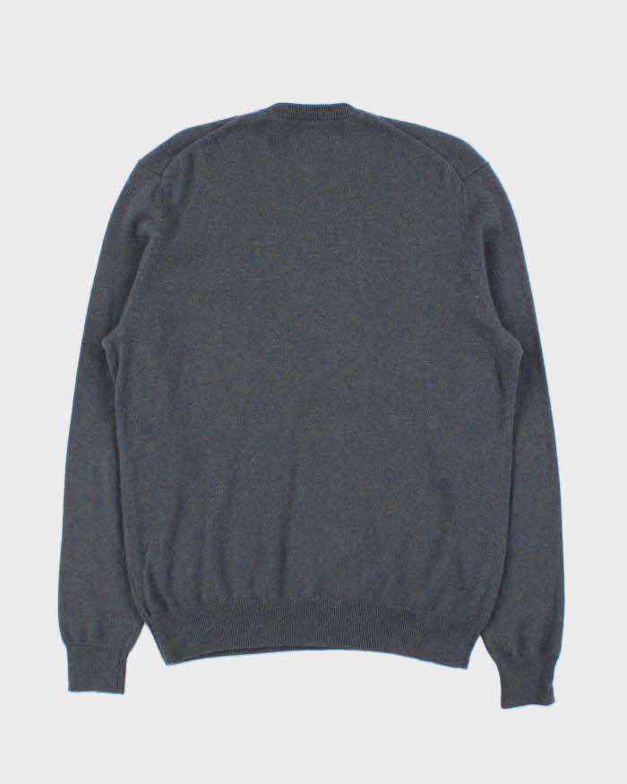 Vintage 00s Black Brown 1826 Speckled Cashmere Crewneck Knit Jumper - L