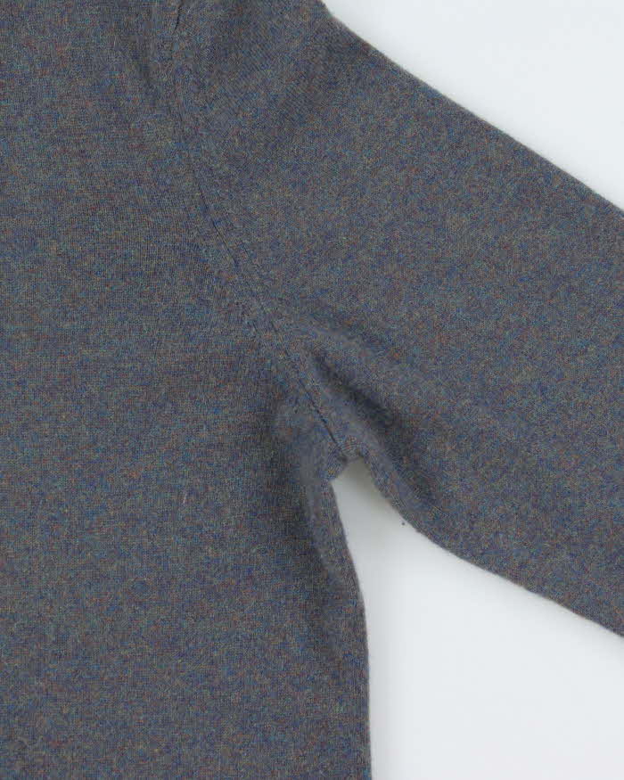 Vintage 00s Black Brown 1826 Speckled Cashmere Crewneck Knit Jumper - L