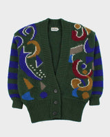 Vintage La Monte Chunky Knit Cardigan - M