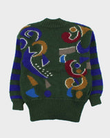 Vintage La Monte Chunky Knit Cardigan - M