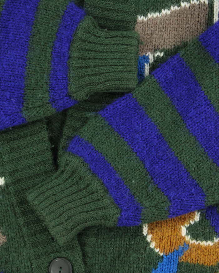 Vintage La Monte Chunky Knit Cardigan - M