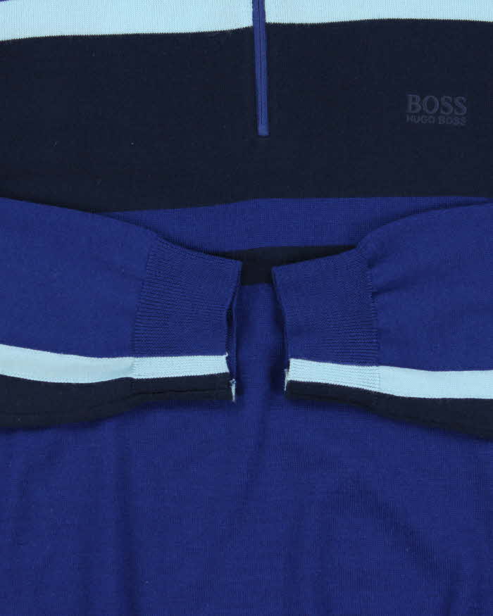 Hugo Boss Wool Quarter-zip Jumper - XL