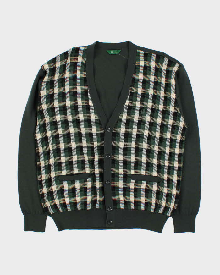 Vintage Rogatis Check Cardigan - L