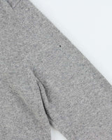 Vintage Black Brown Cashmere V-neck Jumper - L
