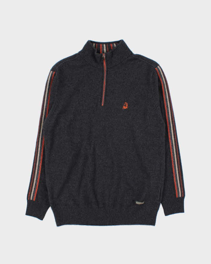 Vintage Tonino Lamborghini Cashmere Quarter-zip Jumper - S