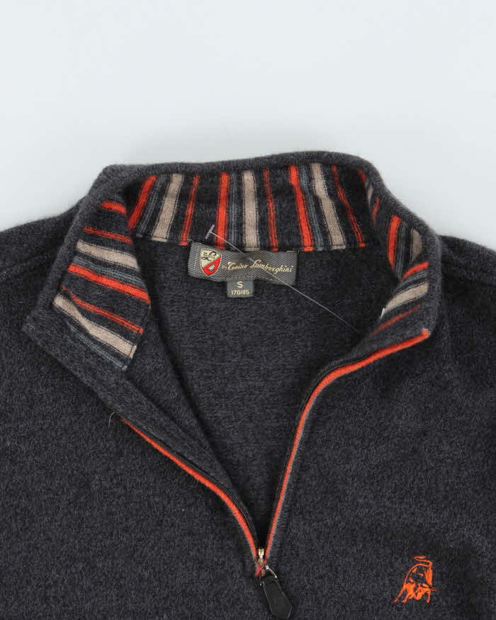 Vintage Tonino Lamborghini Cashmere Quarter-zip Jumper - S