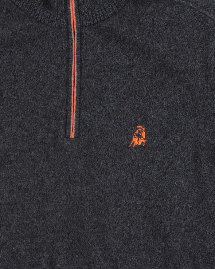 Vintage Tonino Lamborghini Cashmere Quarter-zip Jumper - S