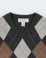 Vintage Paolo Mondo Cashmere V-neck Jumper - L
