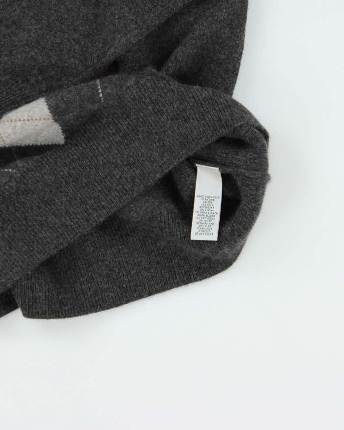 Vintage Paolo Mondo Cashmere V-neck Jumper - L