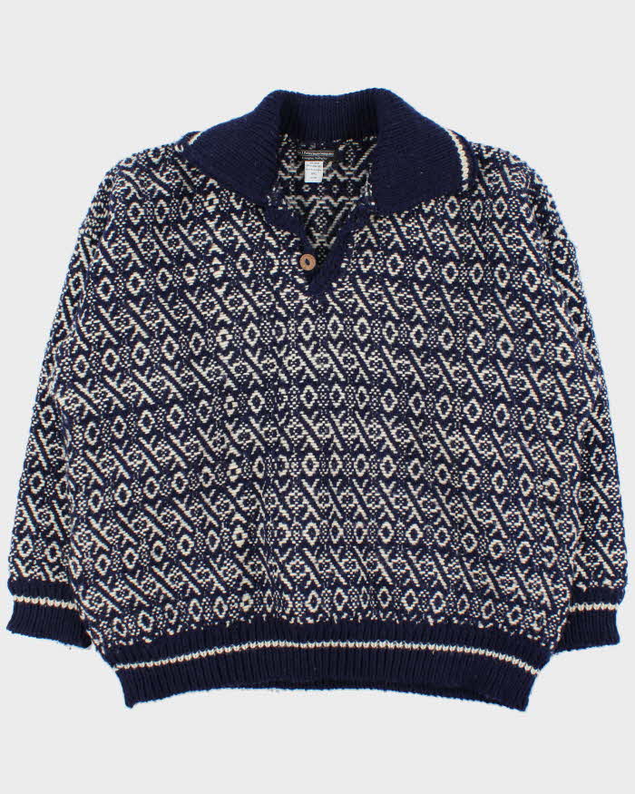 Vintage J. Peterman Wool Heavyweight Chunky Jumper - XXL