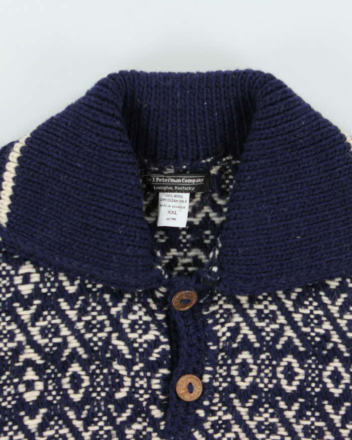 Vintage J. Peterman Wool Heavyweight Chunky Jumper - XXL
