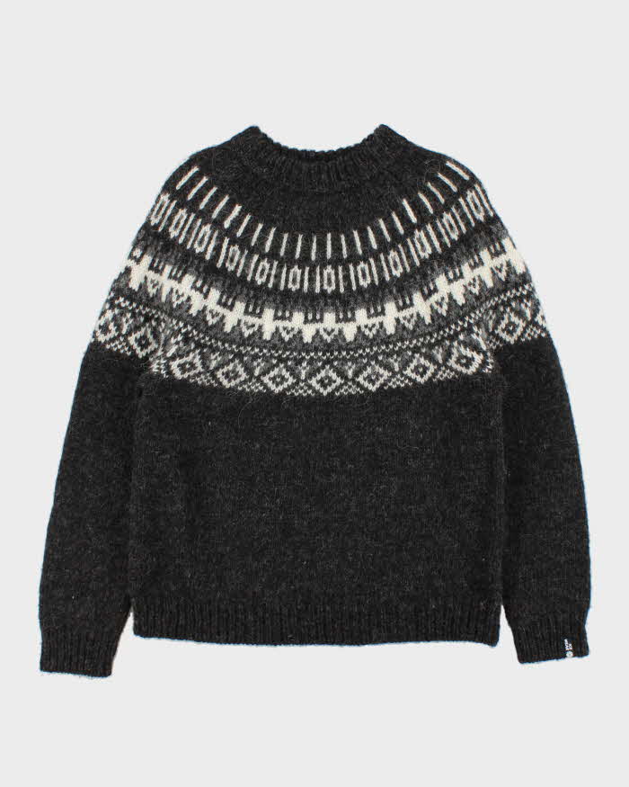 Vintage Icewear Icelandic Fair Isle Wool Jumper - S