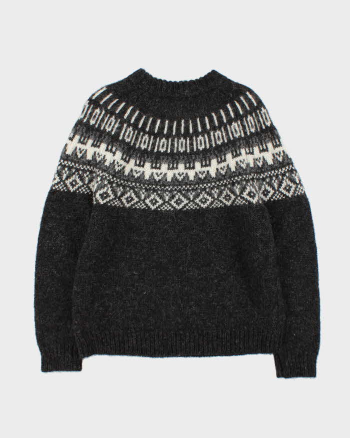 Vintage Icewear Icelandic Fair Isle Wool Jumper - S