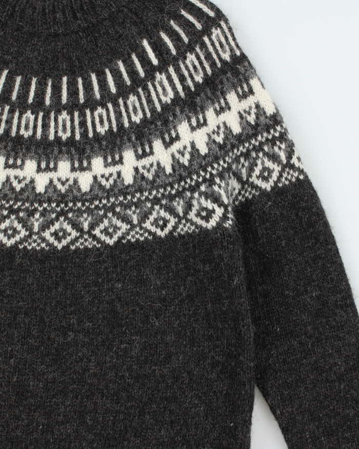 Vintage Icewear Icelandic Fair Isle Wool Jumper - S