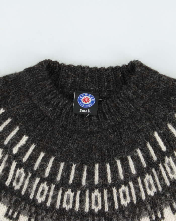 Vintage Icewear Icelandic Fair Isle Wool Jumper - S