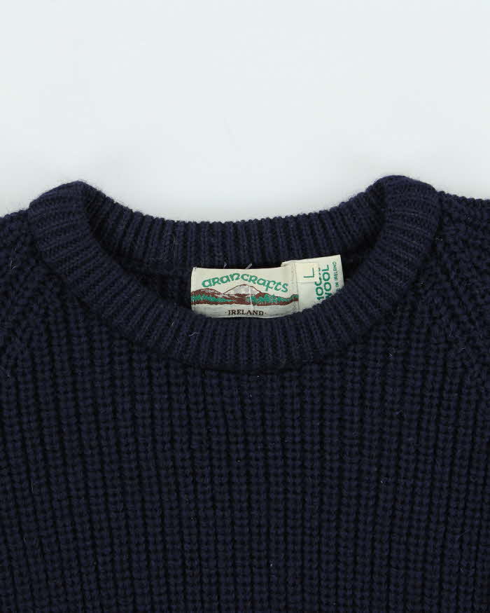 Vintage Arancrafts Wool Jumper - L