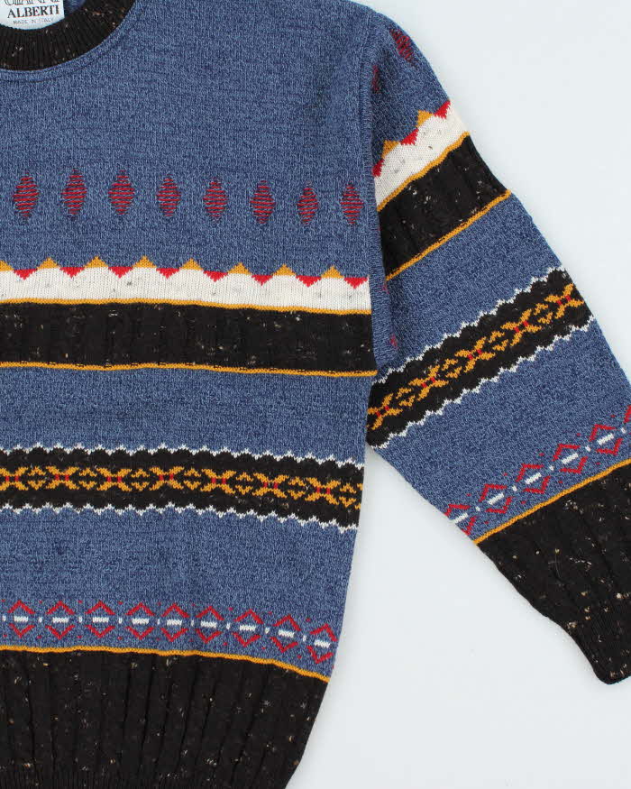 Vintage Gianni Alberti Wool Blend Jumper - L