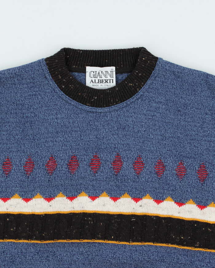 Vintage Gianni Alberti Wool Blend Jumper - L