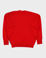 Vintage Parkhurst Wool V-neck Jumper - L