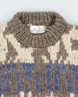 Vintage Oravalo Hand Knit Chunky Wool Jumper - L
