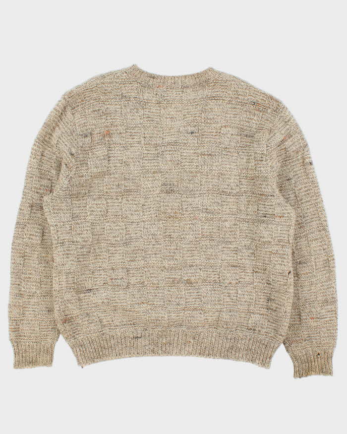 Vintage 70s Pendleton V-neck Wool Jumper - L