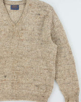 Vintage 70s Pendleton V-neck Wool Jumper - L