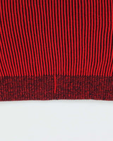 Vintage Armani Exchange Ribbed High Neck Knit Jumper - L
