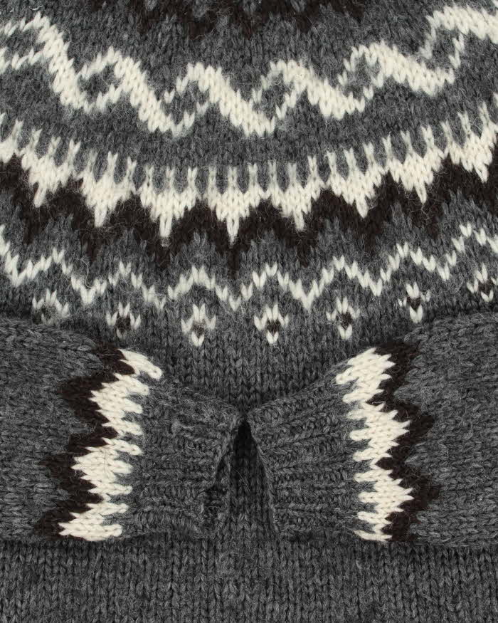 Vintage Handknitting Association Of Iceland Wool Nordic Chunky Knit Jumper  - XL