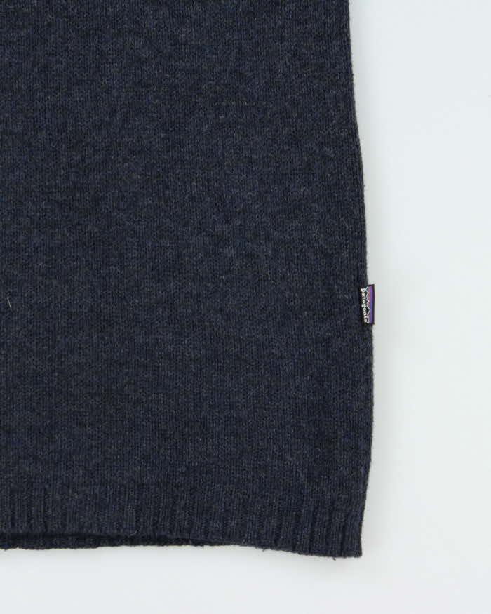 Vintage Y2K 00s Patagonia Striped Sleeve Wool Crewneck Knit Jumper - M