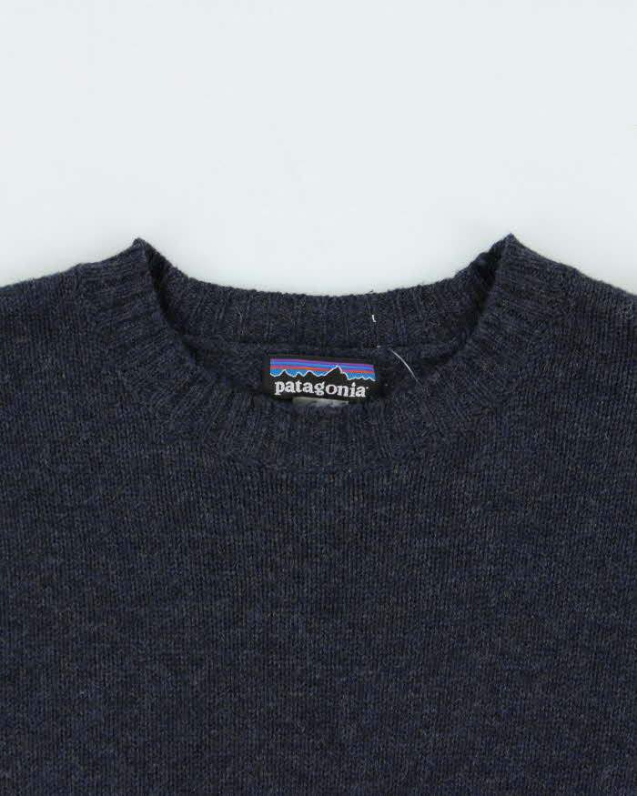 Vintage Y2K 00s Patagonia Striped Sleeve Wool Crewneck Knit Jumper - M