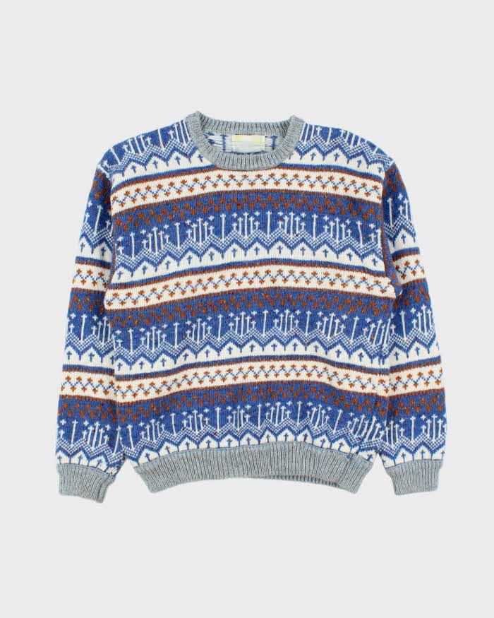 Vintage 1970s Nordic Wool Crewneck Jumper - S