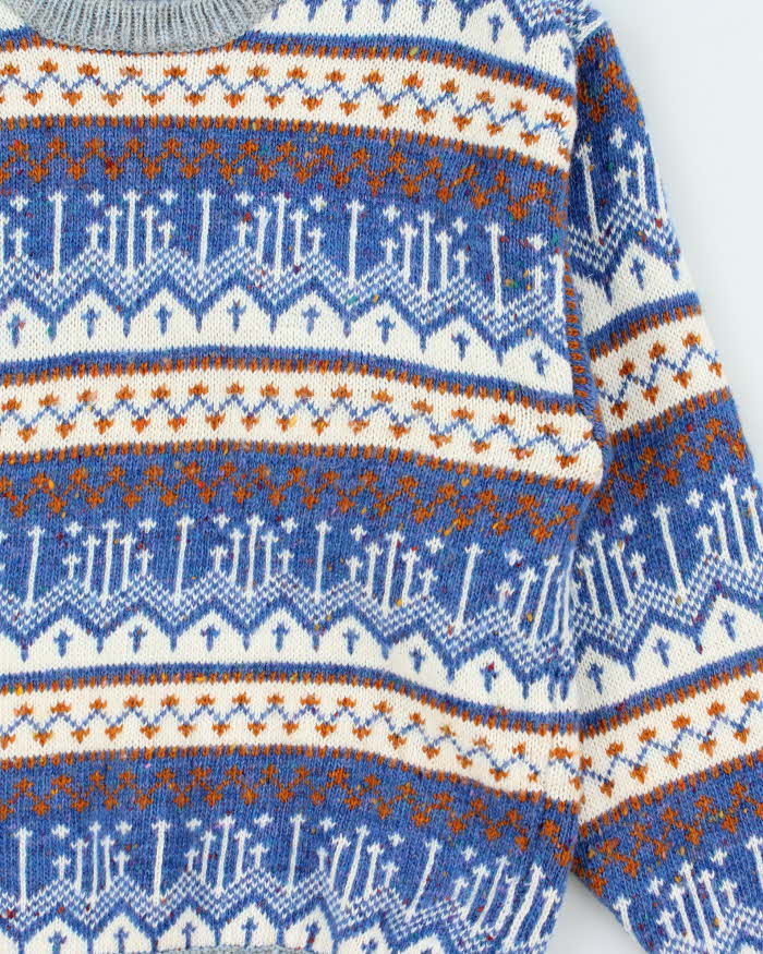 Vintage 1970s Nordic Wool Crewneck Jumper - S